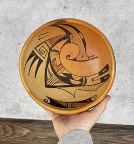 Signed Hopi Indian Pottery Bowl