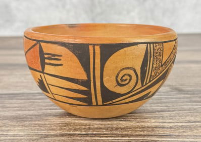 Sunbeam David Hopi Indian Pottery Bowl