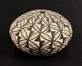 Marcella Augustine Acoma Pueblo Seed Pot