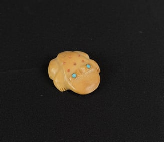 Gordon Poncho Zuni Carved Frog Fetish