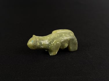 Zuni Carved Serpentine Mountain Lion Fetish