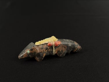 Aaron and Lorandina Sheche Zuni Wolf Fetish