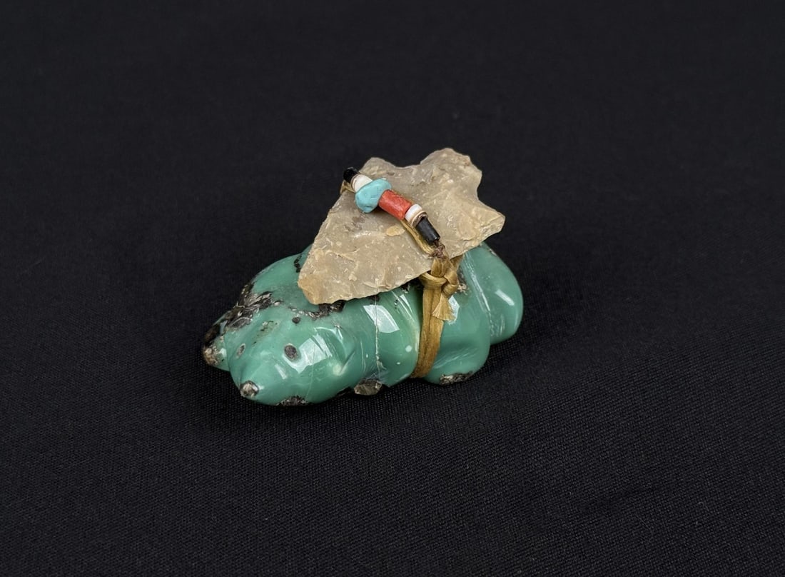Zuni Carved Turquoise Badger Fetish (1 of 4)