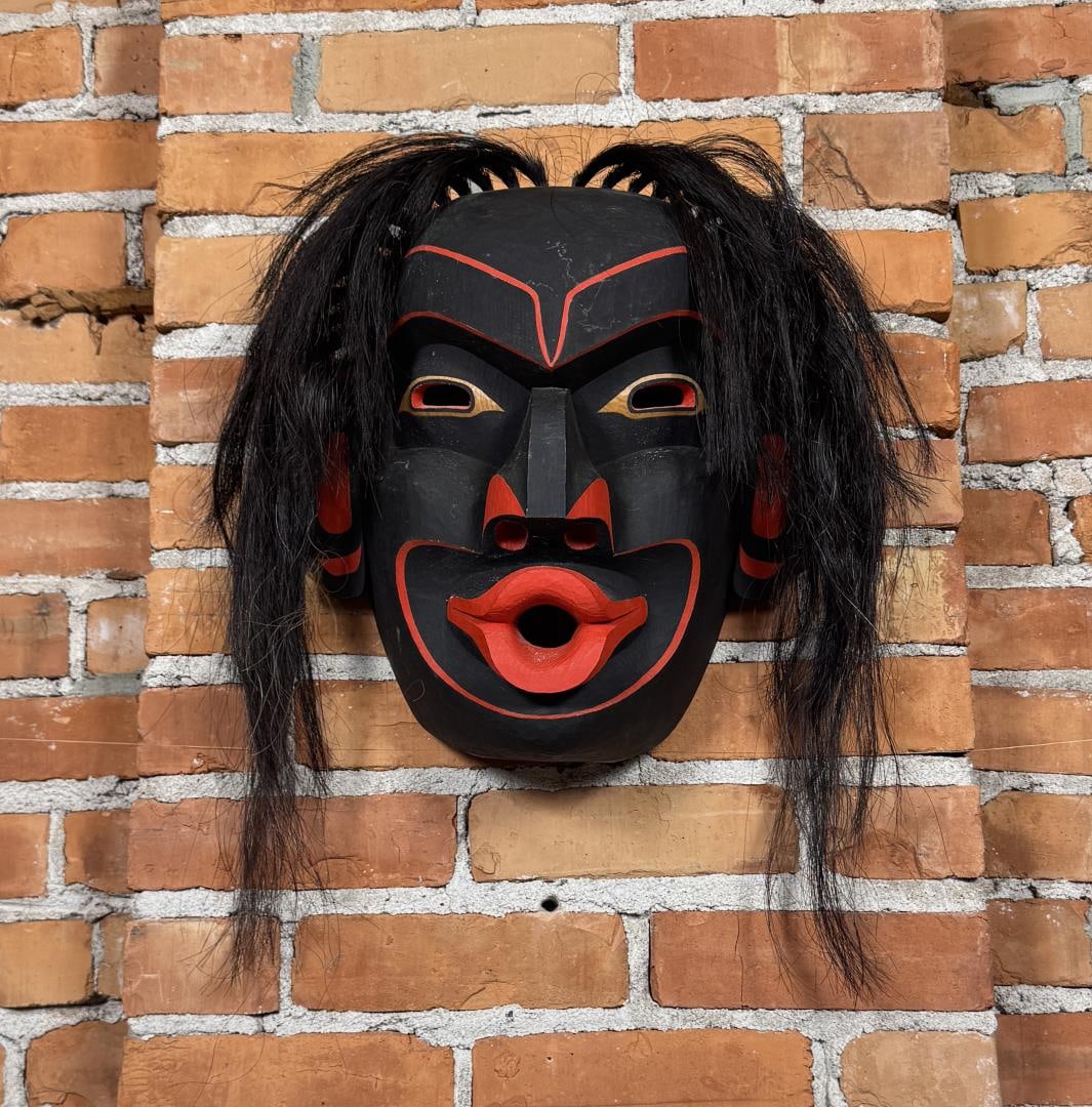 Joe Peters Kwakiutl Northwest Coast Dzunukwa Mask (1 of 14)