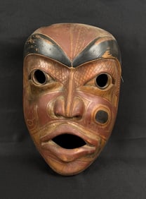 19th Cen Haida Gwaii Northwest Coast Indian Mask