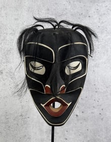Ron Jago Northwest Coast Indian Dzunukwa Mask