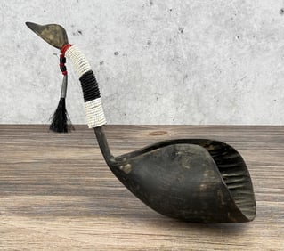 Gros Ventre Native American Indian Horn Spoon