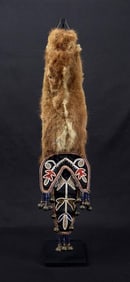 Winnebago Pine Marten Beaded Medicine Bag