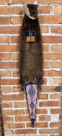 Blackfoot Native American Indian Beaded Otter Bag