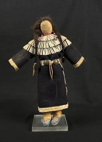 Montana Crow Native American Indian Beaded Doll