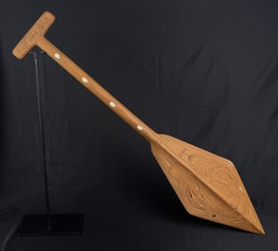 Tlingit Northwest Coast Indian Carved Canoe Paddle