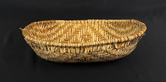 Hopi Indian Plaited Yucca Sifter Winnowing Basket
