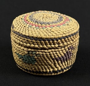 Makah Northwest Coast Native American Basket