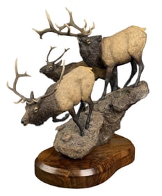 Ralph Berg Jr Bull Elk Bronze
