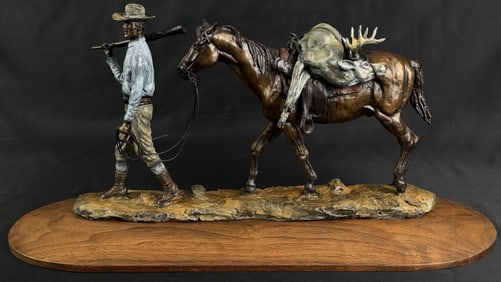 Earl Erik Heikka Hunter's Return Bronze