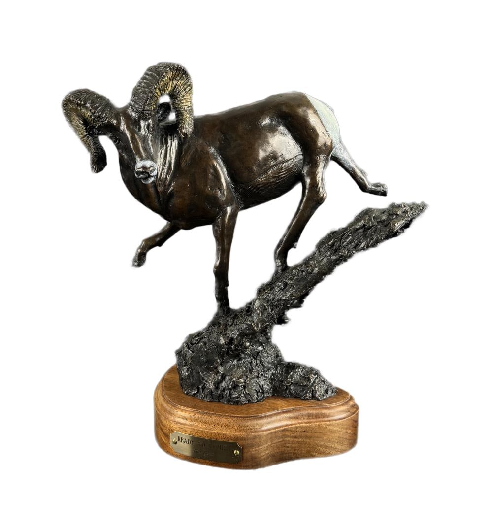Don Ream Ready to Rumble Bronze: Title is Ready to Rumble. 13" by 12" by 7". 8/10. Don Ream has been a movie extra, bull rider and bronc rider. He's been a policeman, a husband and a father. With all that, though, he's found a passio