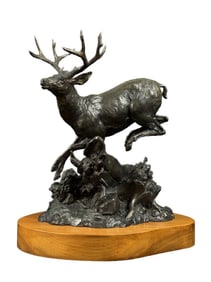 Clark Bronson Mule Deer Bronze