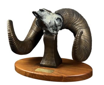 Fred Boyer The King Record Bighorn Sheep Bronze