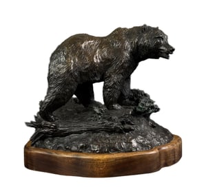 Bill Ohrmann Grizzly Bear Bronze