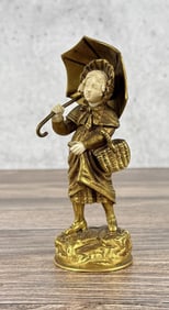 George Omerth Umbrella Girl Bronze