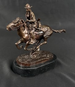 Frederic Remington Trooper of the Plains Bronze