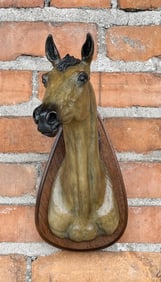 Earle Erik Heikka Horse Head Bronze Montana