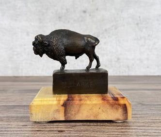 John Louis Clarke Glacier Park Montana Bronze