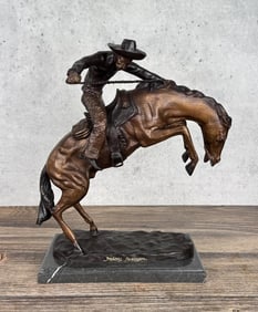Frederic Remington The Bronco Buster Bronze