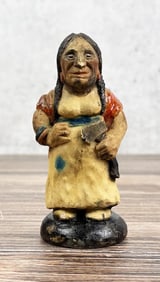 Ace Powell Indian Woman with Hatchet