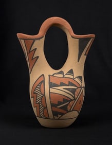 FCW Jemez Pueblo Pottery Wedding Vase