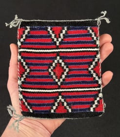 Navajo Indian Miniature Chiefs Blanket Sampler Rug