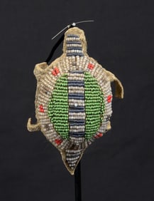 Plains Native American Indian Beaded Fetish