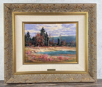 Heinie Hartwig Fall Landscape Painting
