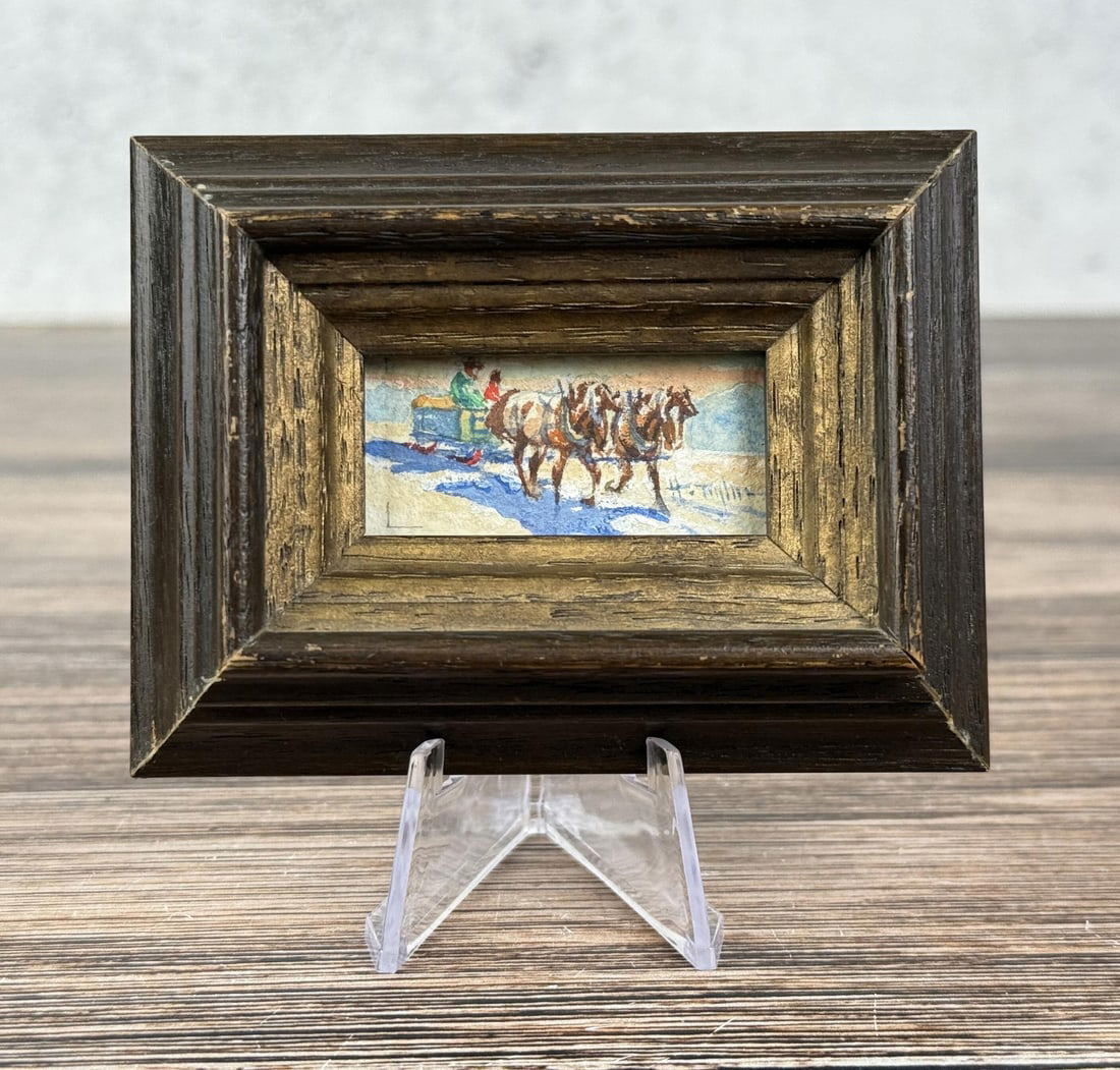 Henry Taylor Montana Miniature Painting (1 of 5)