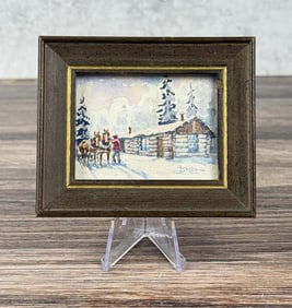 Henry Taylor Montana Miniature Painting