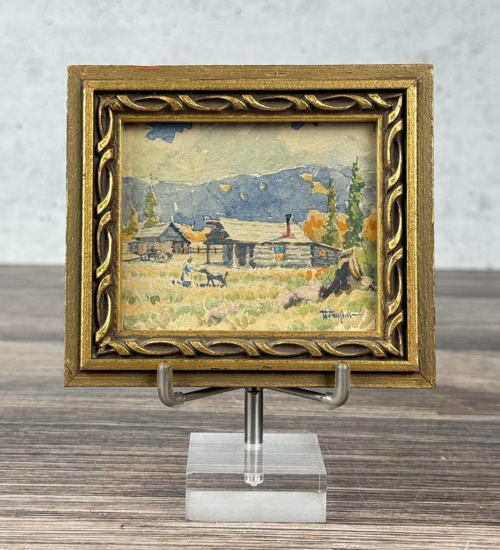 Henry Taylor Montana Miniature Painting (1 of 5)