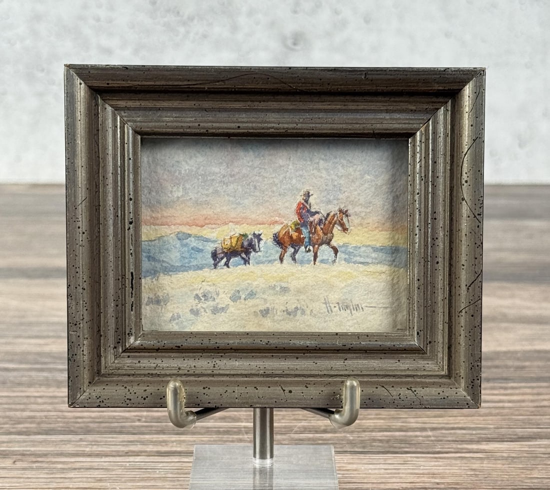 Henry Taylor Montana Miniature Painting (1 of 5)