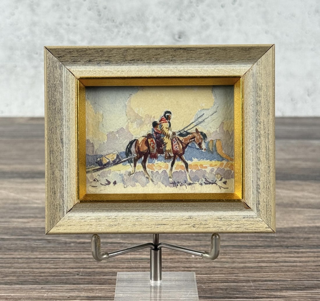 Henry Taylor Montana Miniature Painting (1 of 5)