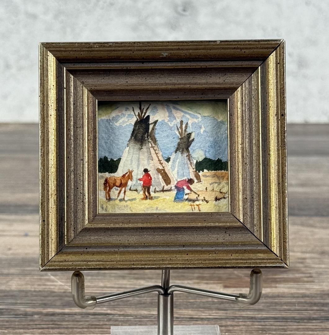 Henry Taylor Montana Miniature Painting (1 of 5)