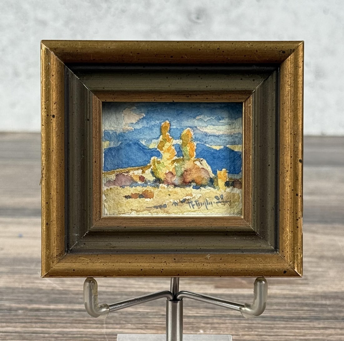 Henry Taylor Montana Miniature Painting (1 of 5)