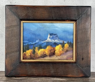 Colt Idol Glacier Park Montana Painting