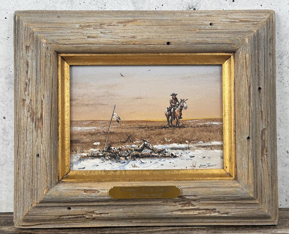 Larry Janoff Winter's Grim Secret Painting (1 of 6)