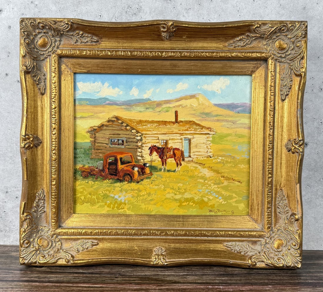 Dave Powell Montana Home on the Range Painting (1 of 3)