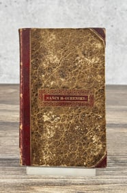 New York Folk Art Painted Diary of Nancy Guernsey