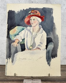 Eunice Fife Sheldon Watercolor Painting