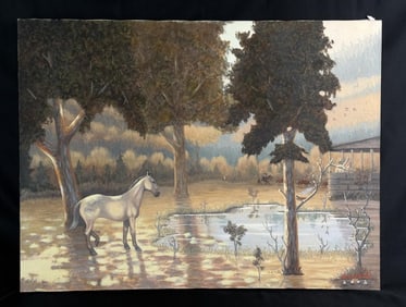 Gary Cook Round Up Time Painting