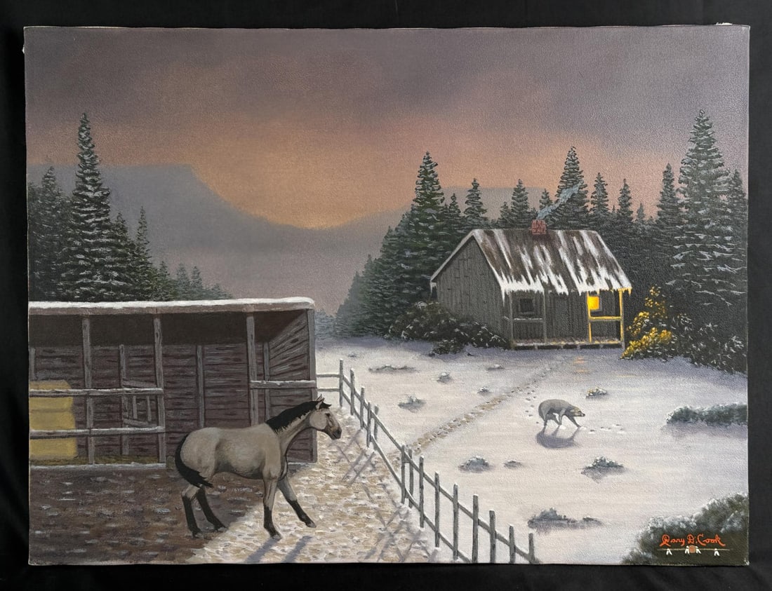 Gary Cook Unwelcome Guest Painting (1 of 6)