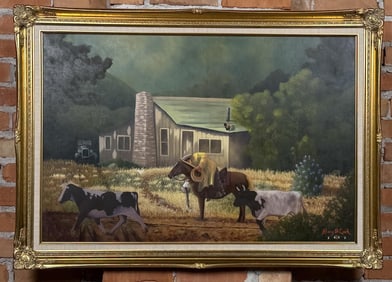 Gary Cook Nearest Post Office Painting