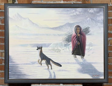 Gary Cook She Walks with Memories Painting