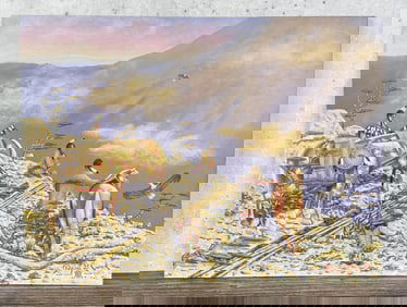 Gary Cook Rest Stop Painting